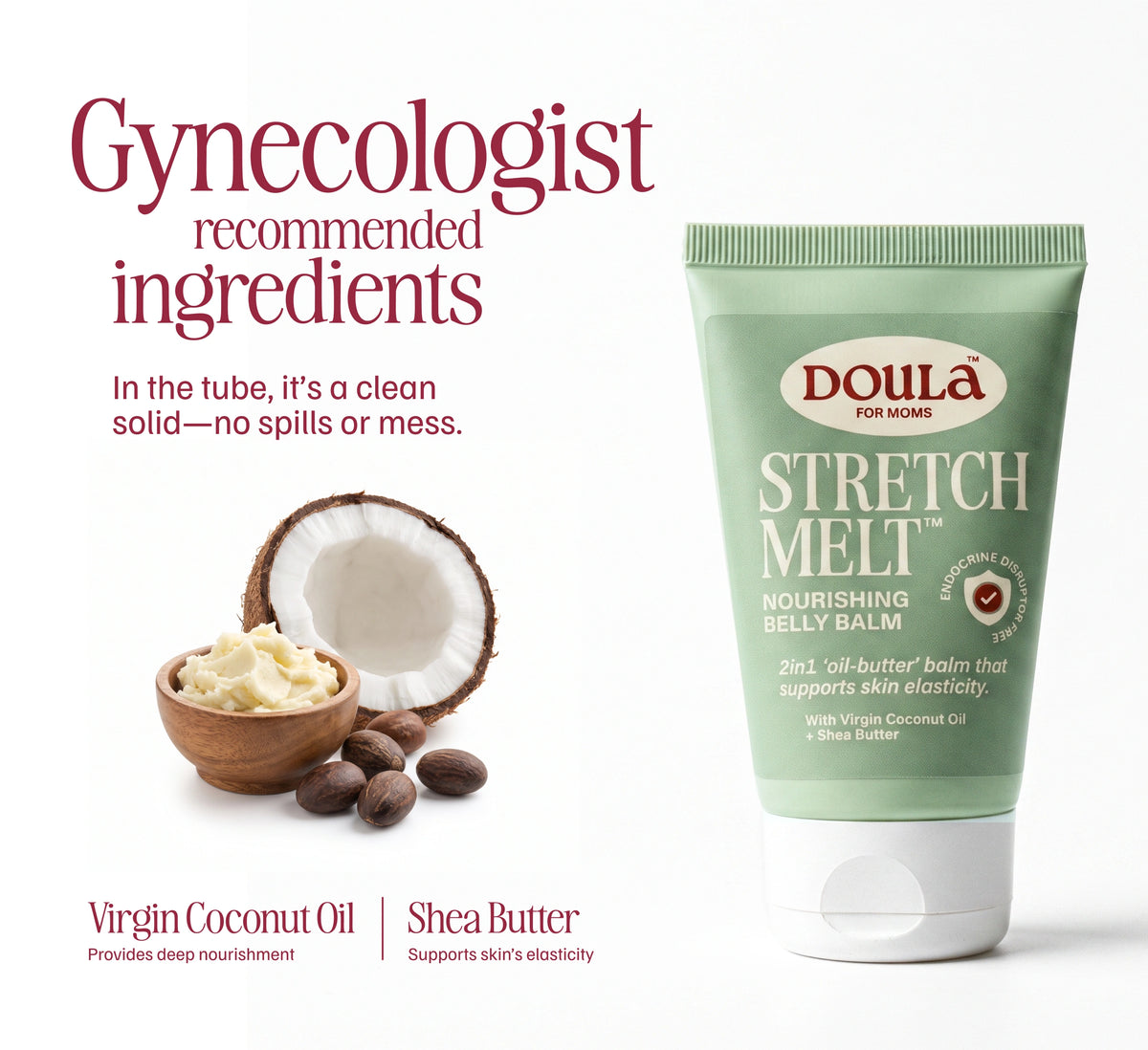 StretchMelt™| 2-in-1 Pregnancy Belly 'Oil + Butter' Balm