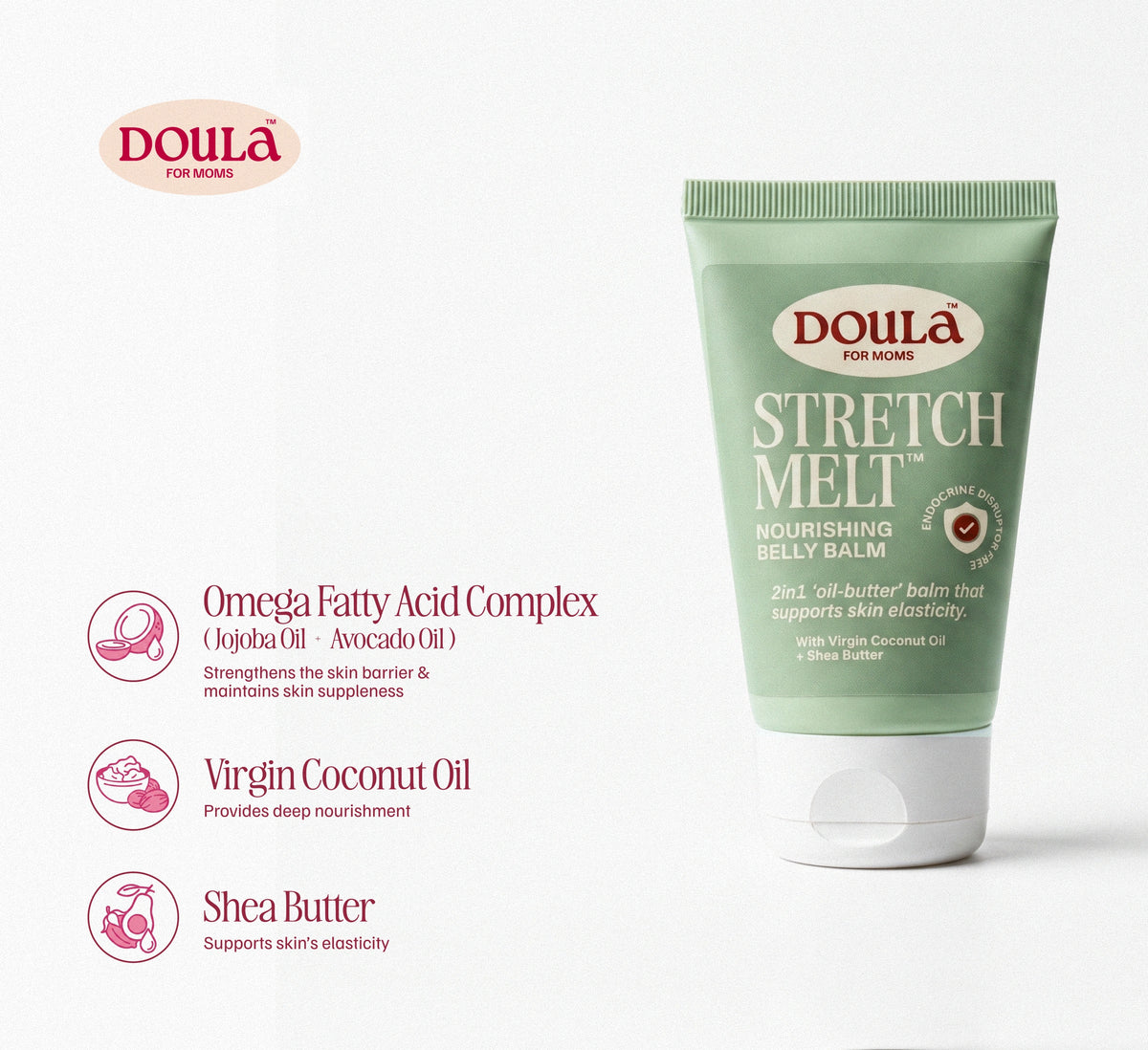 StretchMelt™| 2-in-1 Pregnancy Belly 'Oil + Butter' Balm