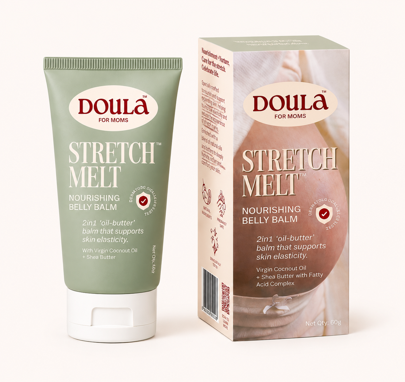StretchMelt™| 2-in-1 Pregnancy Belly 'Oil + Butter' Balm